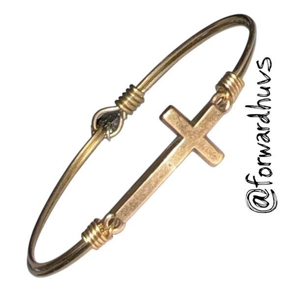 Bundle Sale 3 for $15 | Luca & Danni Cross Bangle Bracelet - Picture 1 of 9